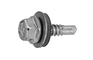ステンレス SUS410 ピアス ボンデルワッシャーHEX(六角頭)(グレー)